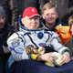 Russian cosmonaut Oleg Artemyev after returning to Earth on September 29, 2022.